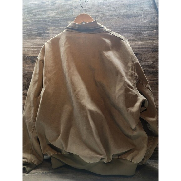 Vintage Carhartt Work Jacket Mens Size XL Beige Y2K J102 DES Santa Fe Desert - Picture 4 of 11